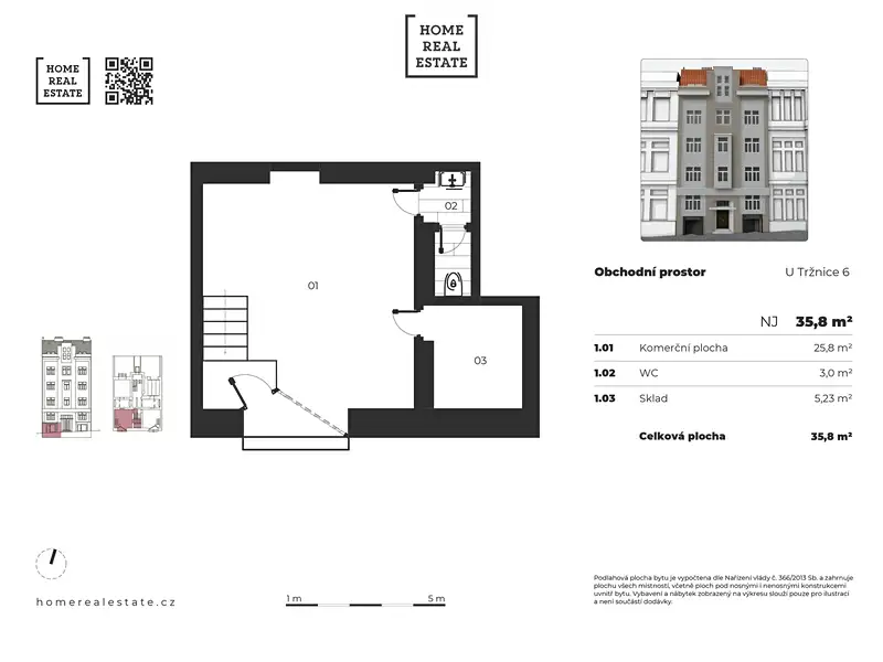 Pronájem obchodního prostoru 36 m², Praha – náhled fotky 3