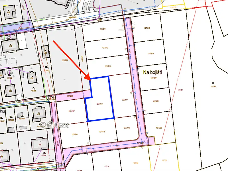 Prodej stavebního pozemku 1165 m², Chudenice – náhled fotky 3
