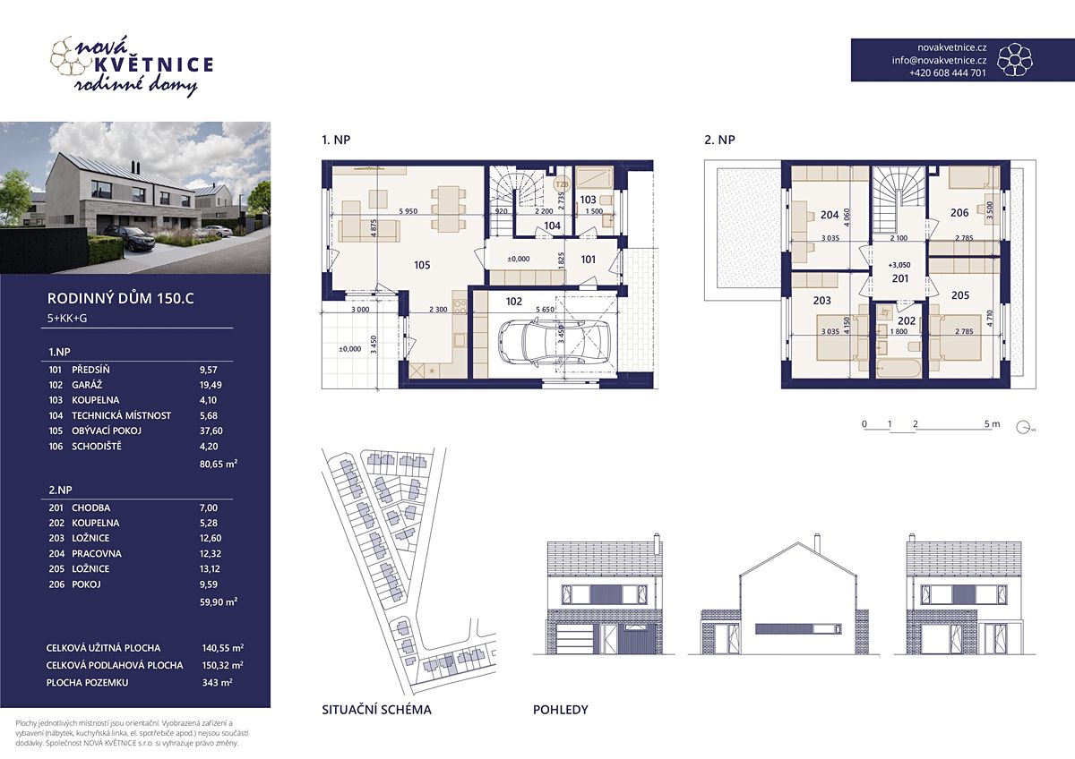 Prodej rodinného domu 141 m², pozemek 343 m² – fotografie 3
