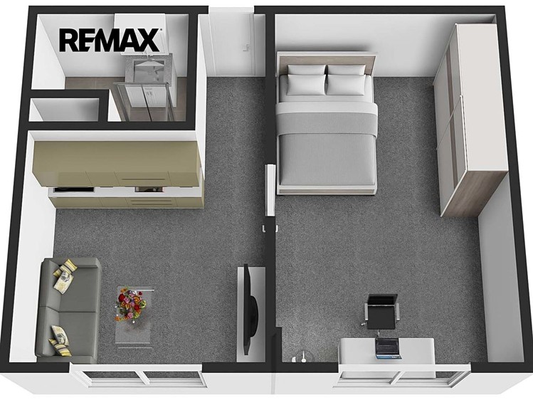 Квартира 1+1 в оренду, 36 м² (3 з 8)