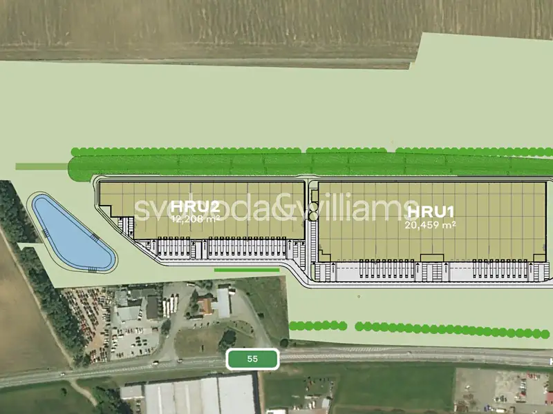 Pronájem skladového prostoru 12208 m², Hrušky – náhled fotky 2