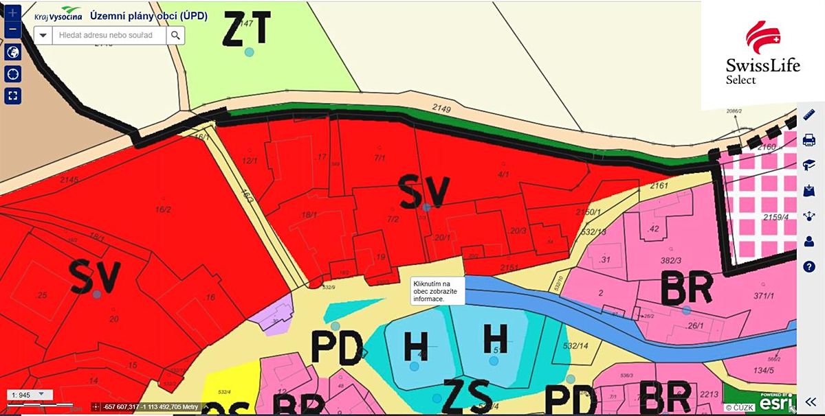 Prodej stavebního pozemku 1123 m² – fotografie 3