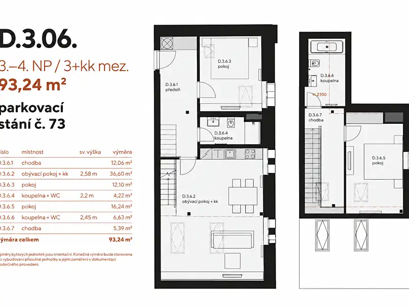 Prodej bytu 3+kk 93 m², Praha – náhled fotky 3
