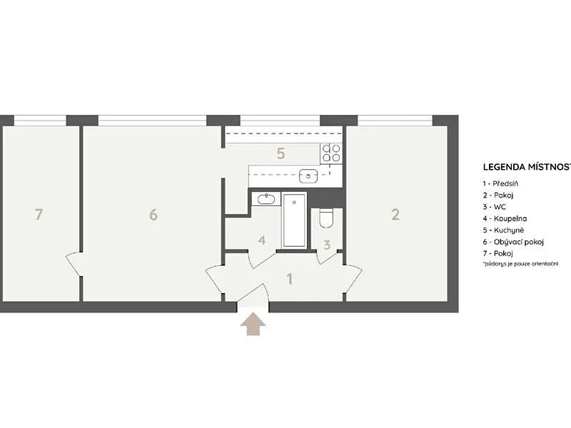 Prodej bytu 3+1 52 m², Praha – náhled fotky 2