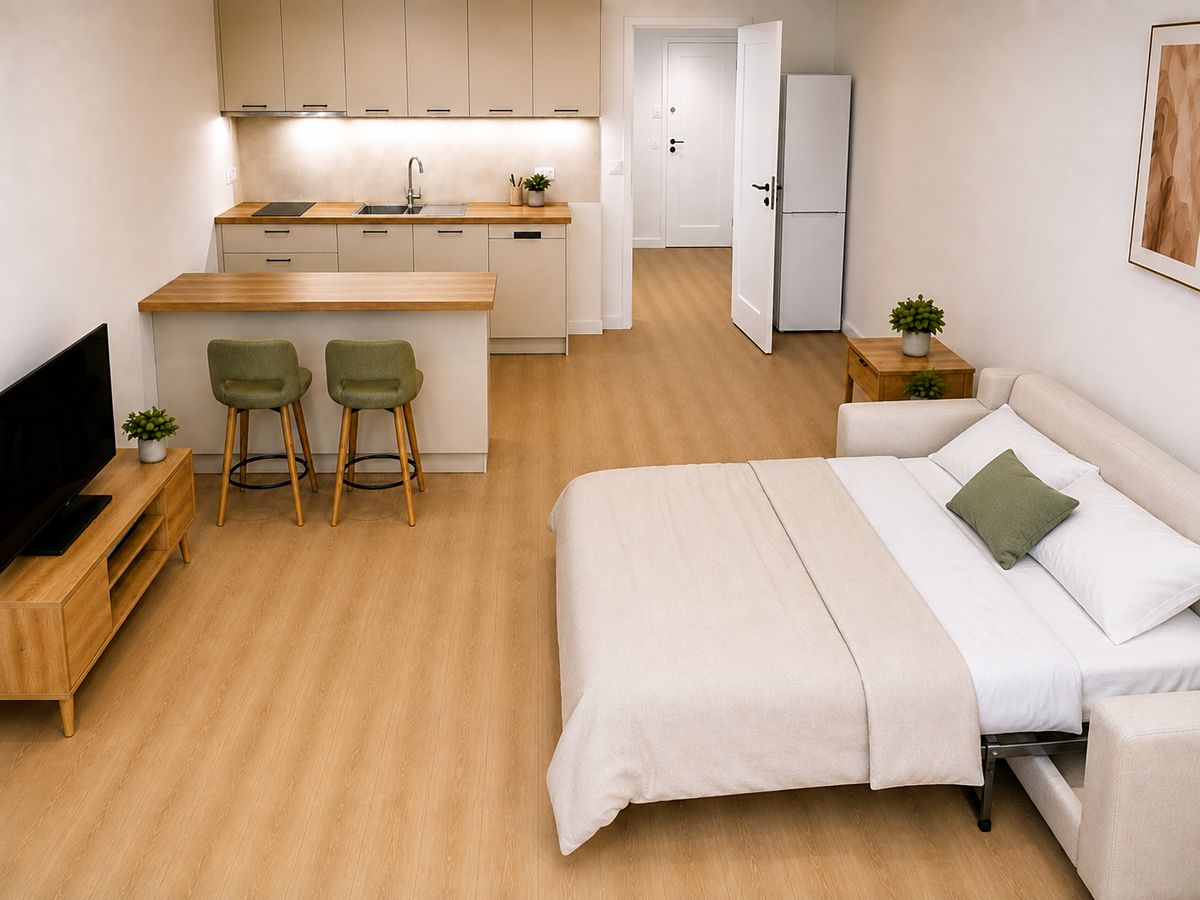 Pronájem bytu 1+kk 28 m² – fotografie 2