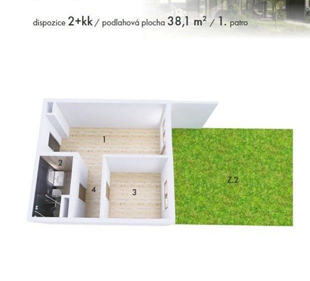 Prodej bytu 2+kk, 38 m² (8 z 21)