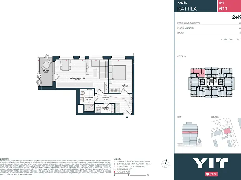 Prodej bytu 2+kk 51 m², Praha – náhled fotky 2