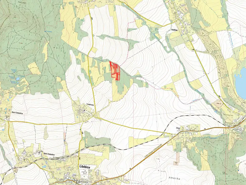 Prodej lesa 18766 m², Liběšice – náhled fotky 2