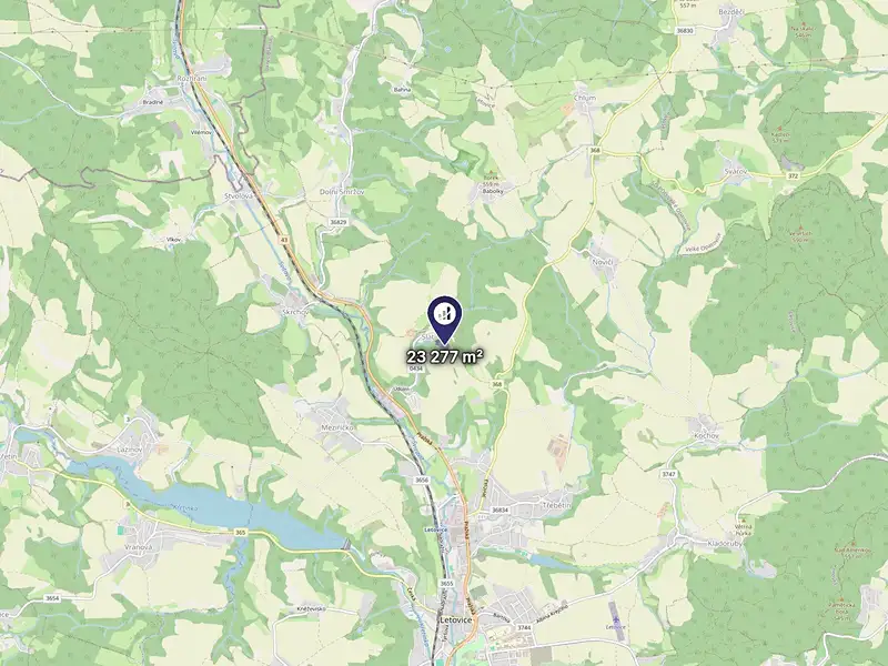 Prodej pole 23277 m², Letovice – náhled fotky 3