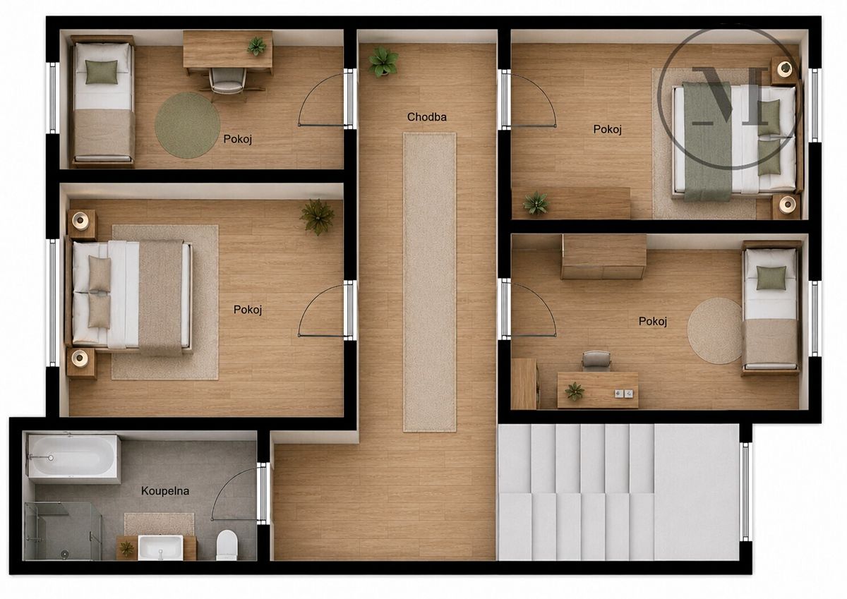 Prodej rodinného domu 163 m², pozemek 611 m² – fotografie 5