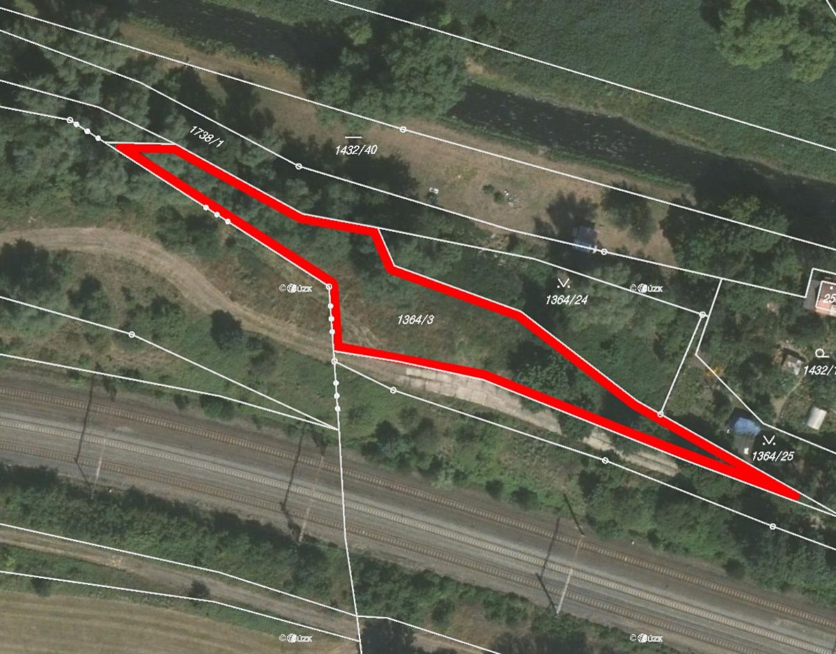 Prodej pozemku 1504 m², Želenice – fotka 1 z 3