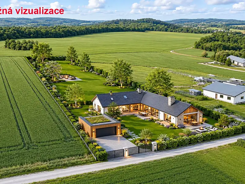Prodej stavebního pozemku 4089 m², Měrotín – náhled fotky 3