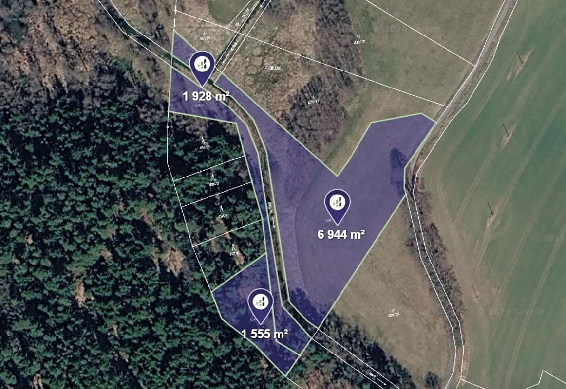 Prodej louky 10427 m²