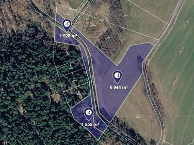 Prodej louky 10427 m²