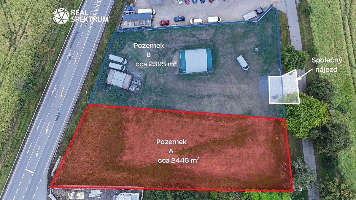 Pronájem komerčního pozemku 5041 m²