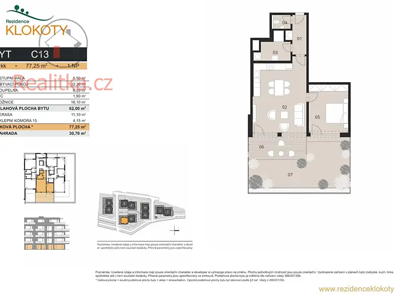 Prodej bytu 2+kk 77 m², Tábor – náhled fotky 2