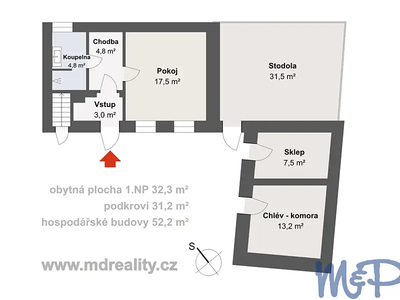 Prodej rodinného domu 135 m², pozemek 707 m², Panské Dubenky – náhled fotky 2