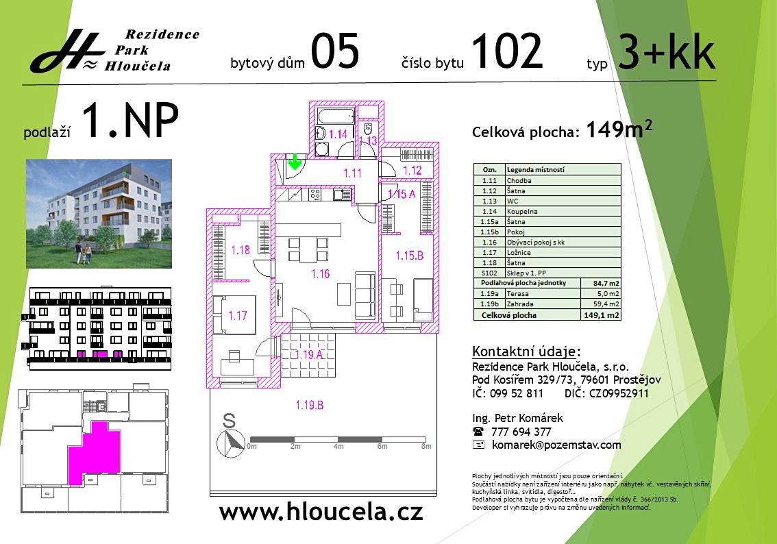 Prodej bytu 3+kk 85 m² – fotografie 3
