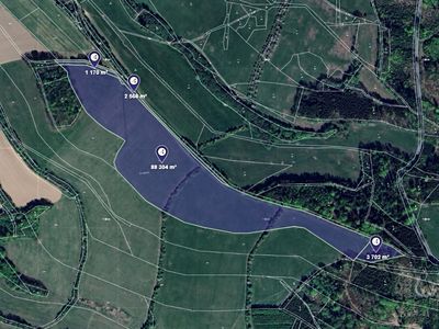 Prodej pole 95744 m²