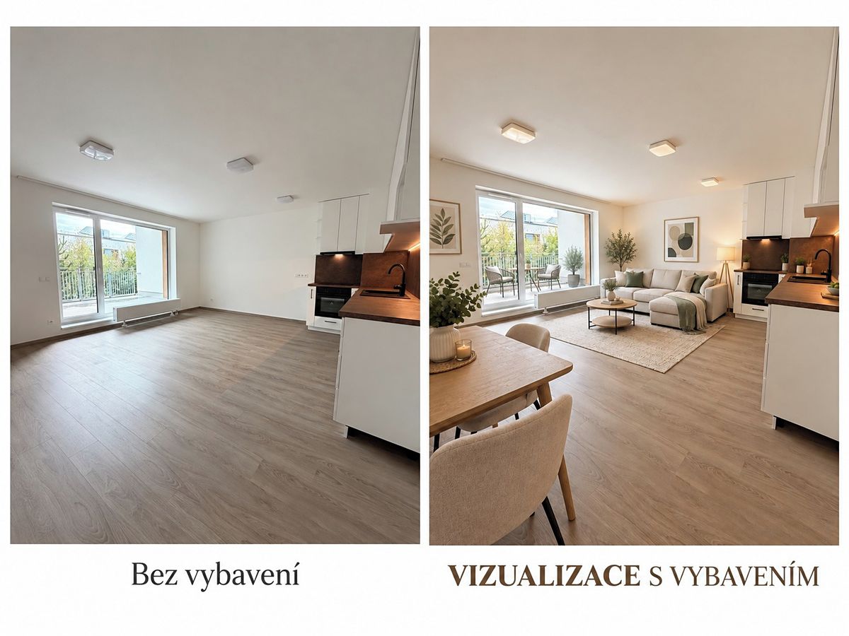 Pronájem bytu 1+kk 38 m²