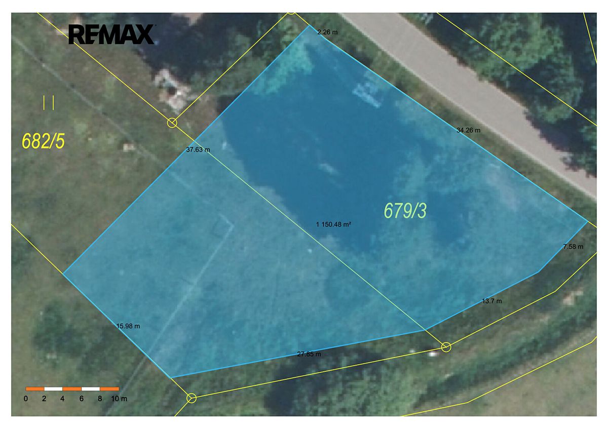 Prodej stavebního pozemku 1150 m² – fotografie 3