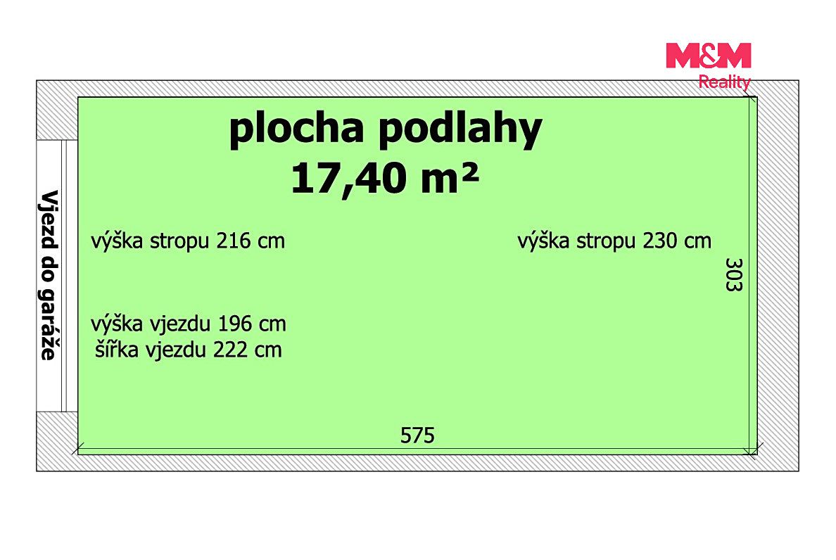 Pronájem garáže 17 m² – fotografie 4
