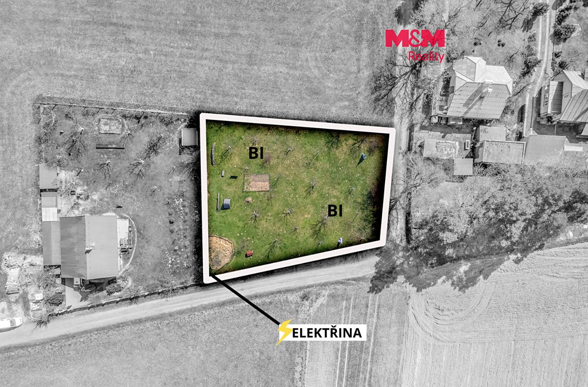 Prodej stavebního pozemku 1095 m²