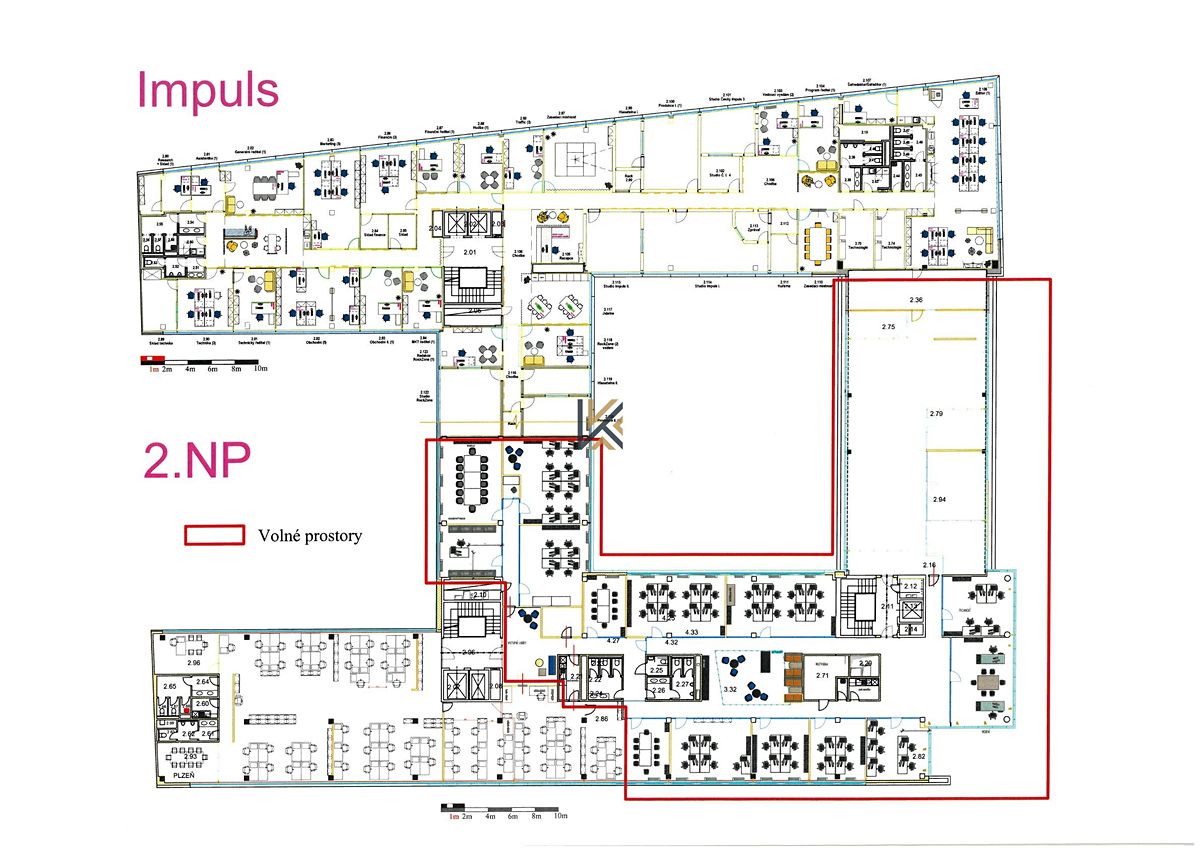 Pronájem kanceláře 1050 m² – fotografie 4