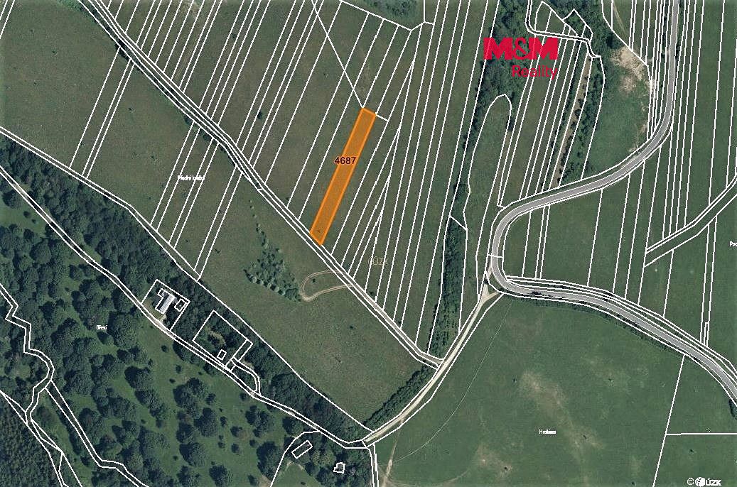 Prodej pole 1114 m², Korytná – fotka 1 z 3