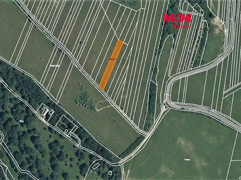 Prodej pole 1114 m², Korytná – náhled fotky 1