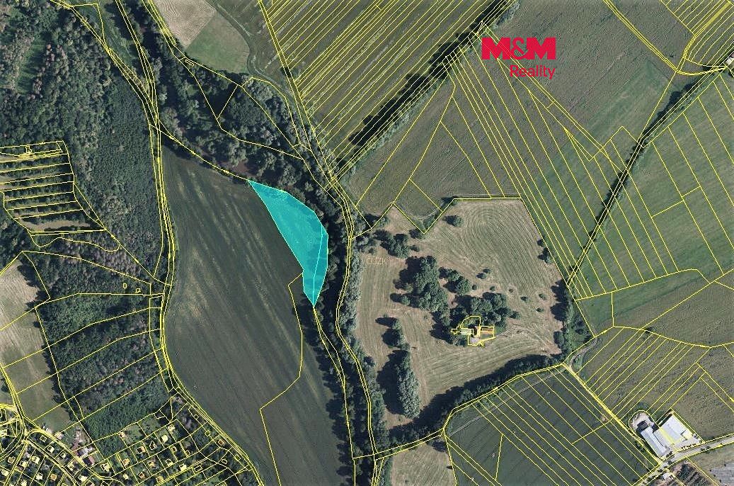 Prodej pole 2071 m², Březina – fotka 1 z 3