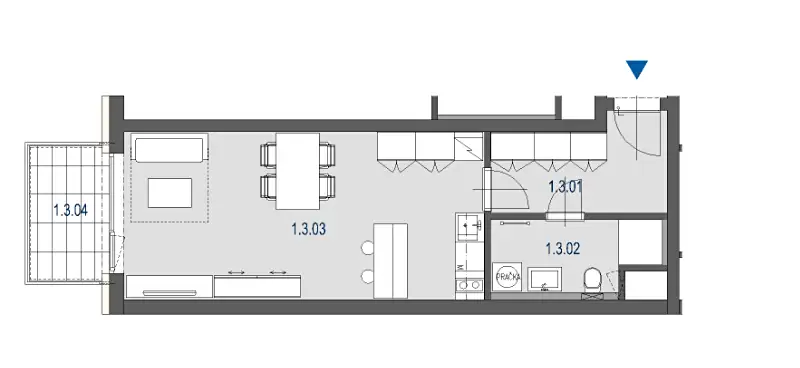 Prodej bytu 1+kk 39 m², Brno – náhled fotky 3