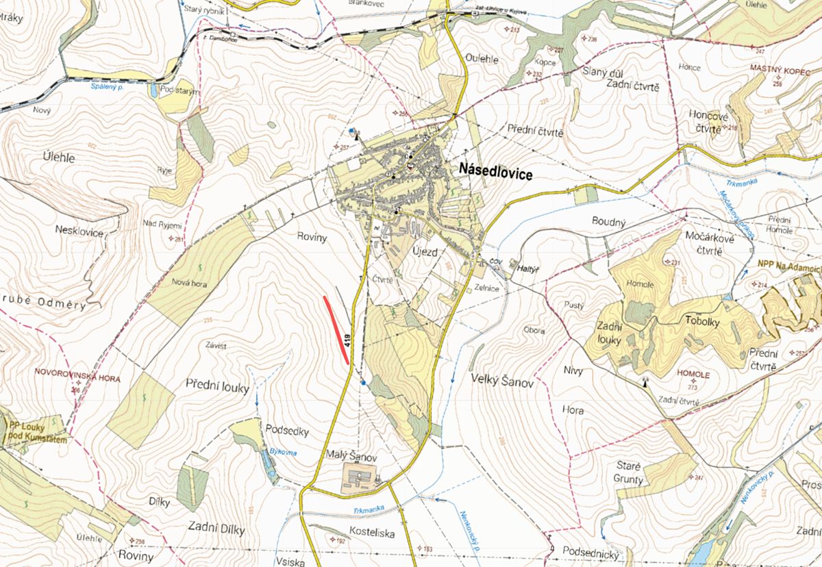 Prodej pole 1640 m² – fotografie 2