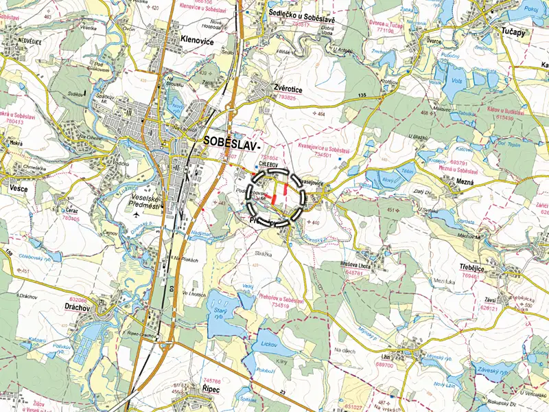Prodej pole 12047 m², Soběslav – náhled fotky 3