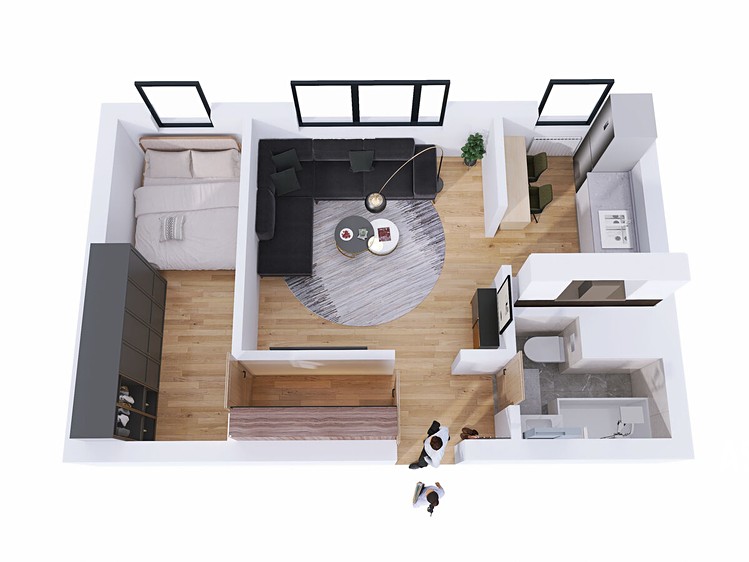 Prodej bytu 2+1, 43 m² (23 z 23)