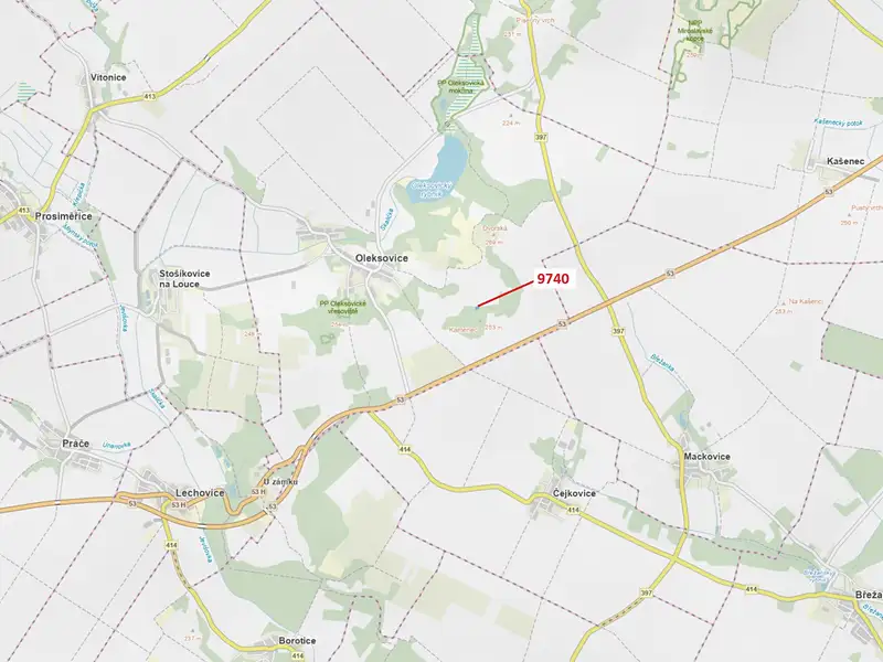 Dražba lesa 1377 m², Oleksovice – náhled fotky 1