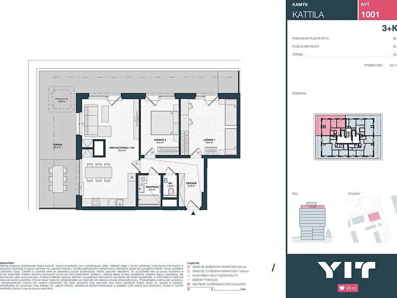 Prodej bytu 3+kk 80 m², Praha – náhled fotky 2