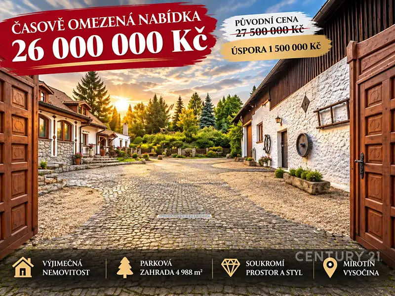 Prodej zemědělské usedlosti 663 m², pozemek 4988 m², Mnich – náhled fotky 1