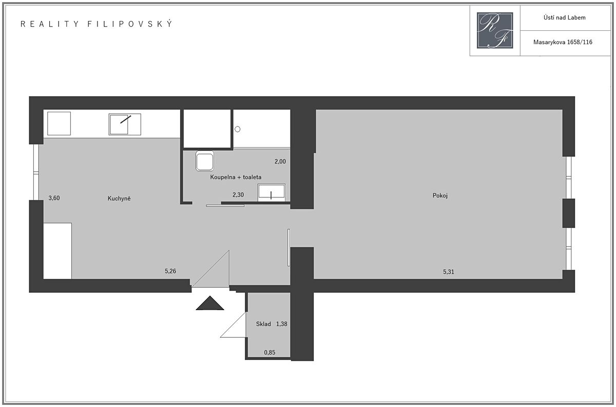 Prodej bytu 1+1 40 m² – fotografie 4