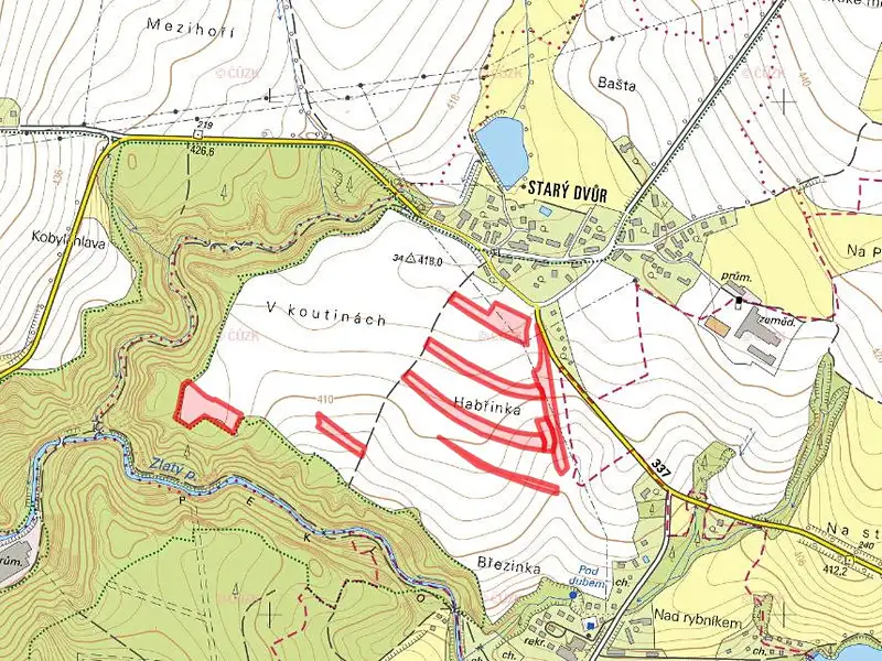 Prodej pole 20905 m², Třemošnice – náhled fotky 3
