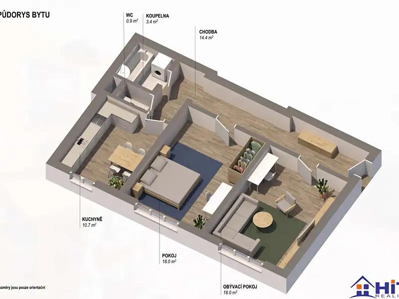 Prodej bytu 2+1 68 m², Praha – náhled fotky 2