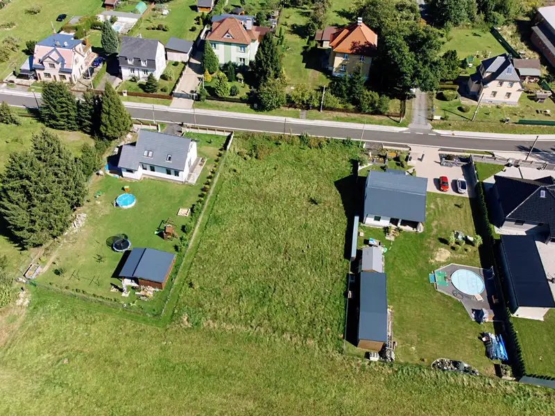 Prodej stavebního pozemku 1568 m², Velký Šenov – náhled fotky 2