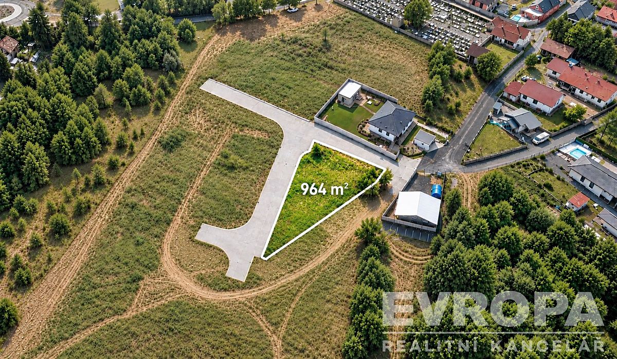 Prodej stavebního pozemku 964 m²