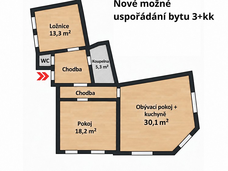 Wohnung 2+1 zum Kauf, 80 m² (28 von 29)