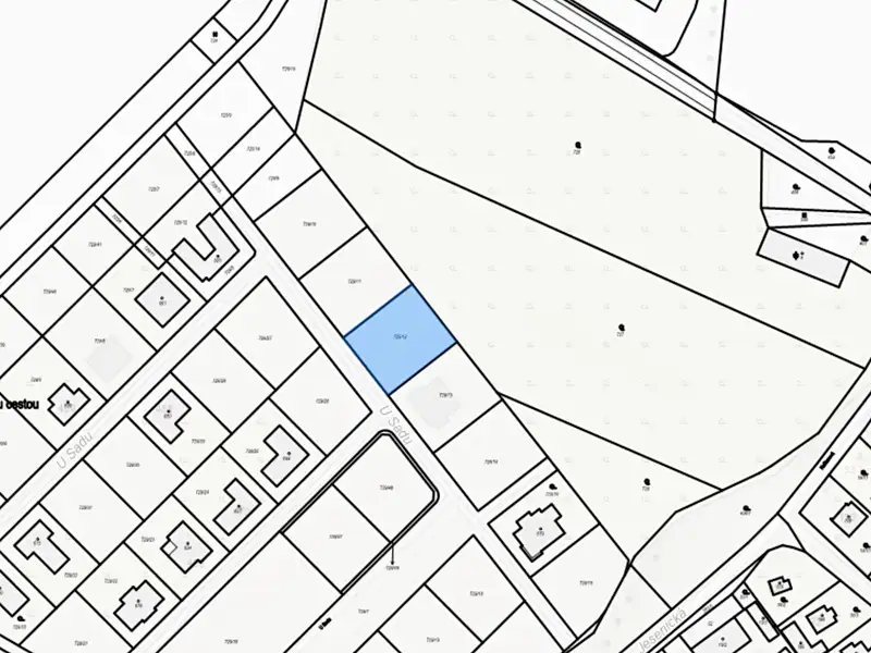 Prodej stavebního pozemku 1204 m², Dobřejovice – náhled fotky 1