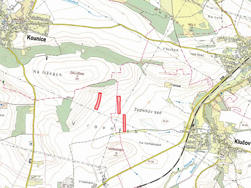 Prodej pole 39127 m², Klučov – náhled fotky 2