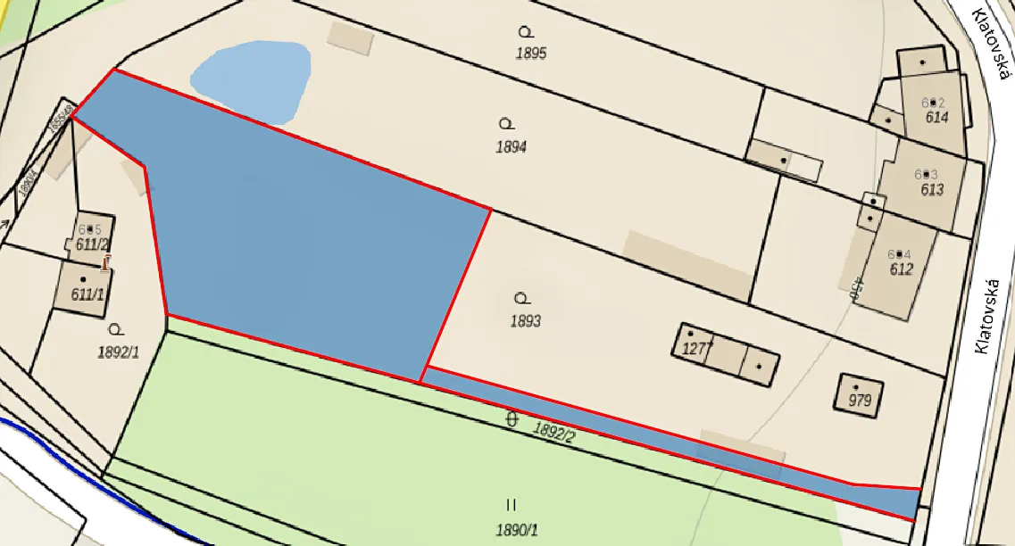 Prodej stavebního pozemku 1700 m²