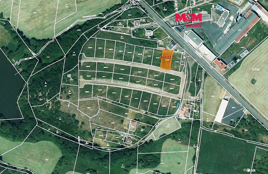 Prodej stavebního pozemku 763 m², Lubenec – fotka 1 z 3