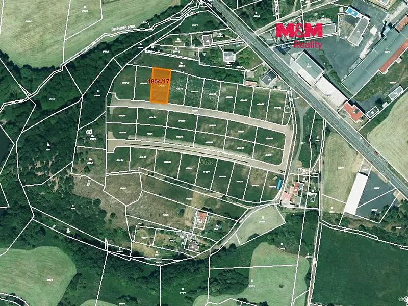 Prodej stavebního pozemku 1222 m², Lubenec – náhled fotky 1