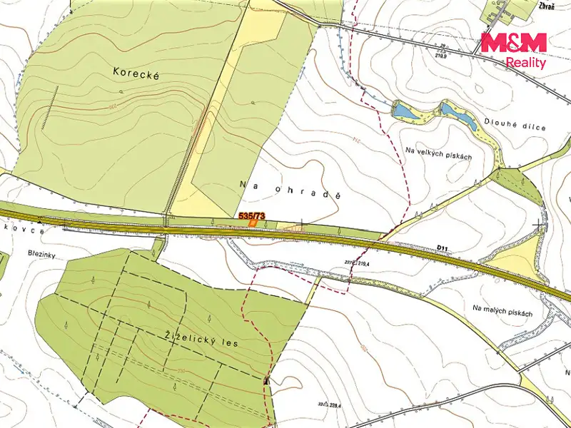 Prodej pole 656 m², Choťovice – náhled fotky 2